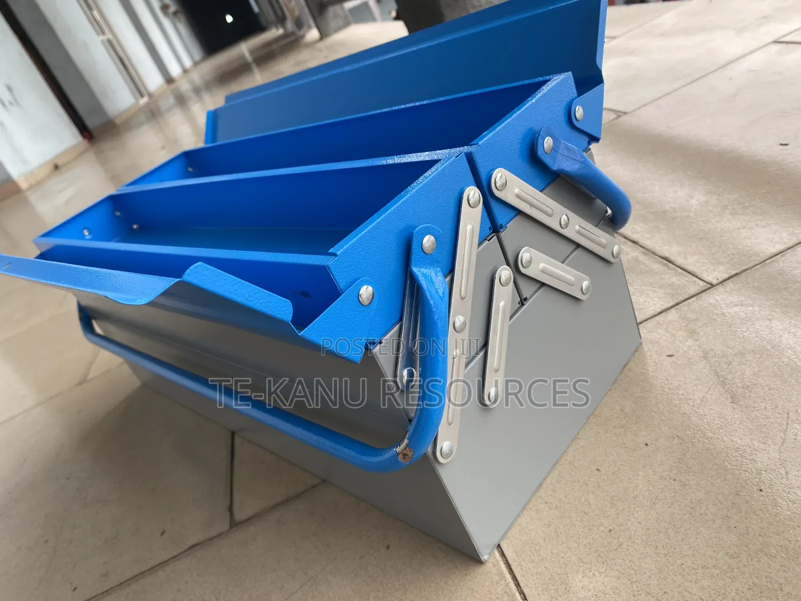 Empty Metal Tool Box