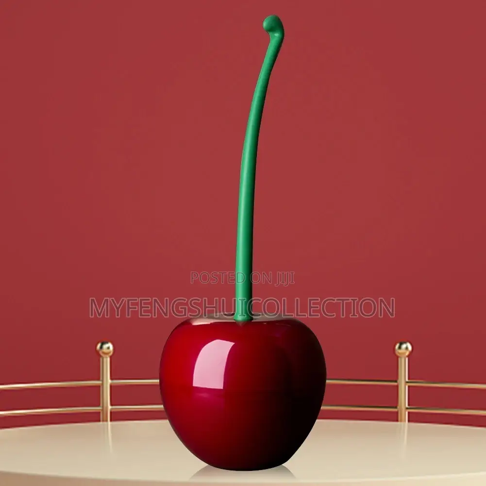 Red Cherry Shaped Toilet Brush