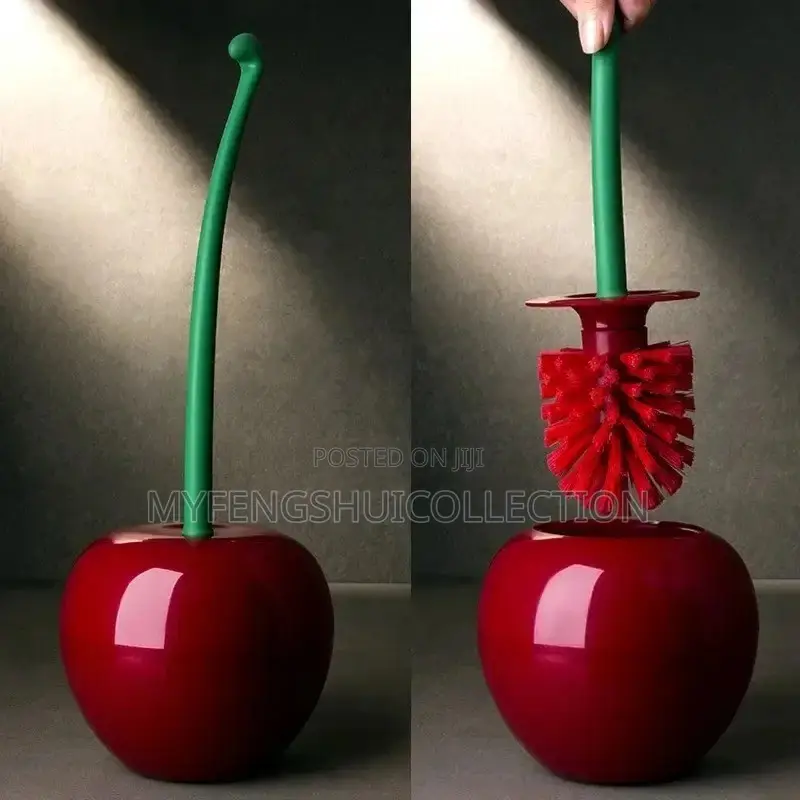 Red Cherry Shaped Toilet Brush