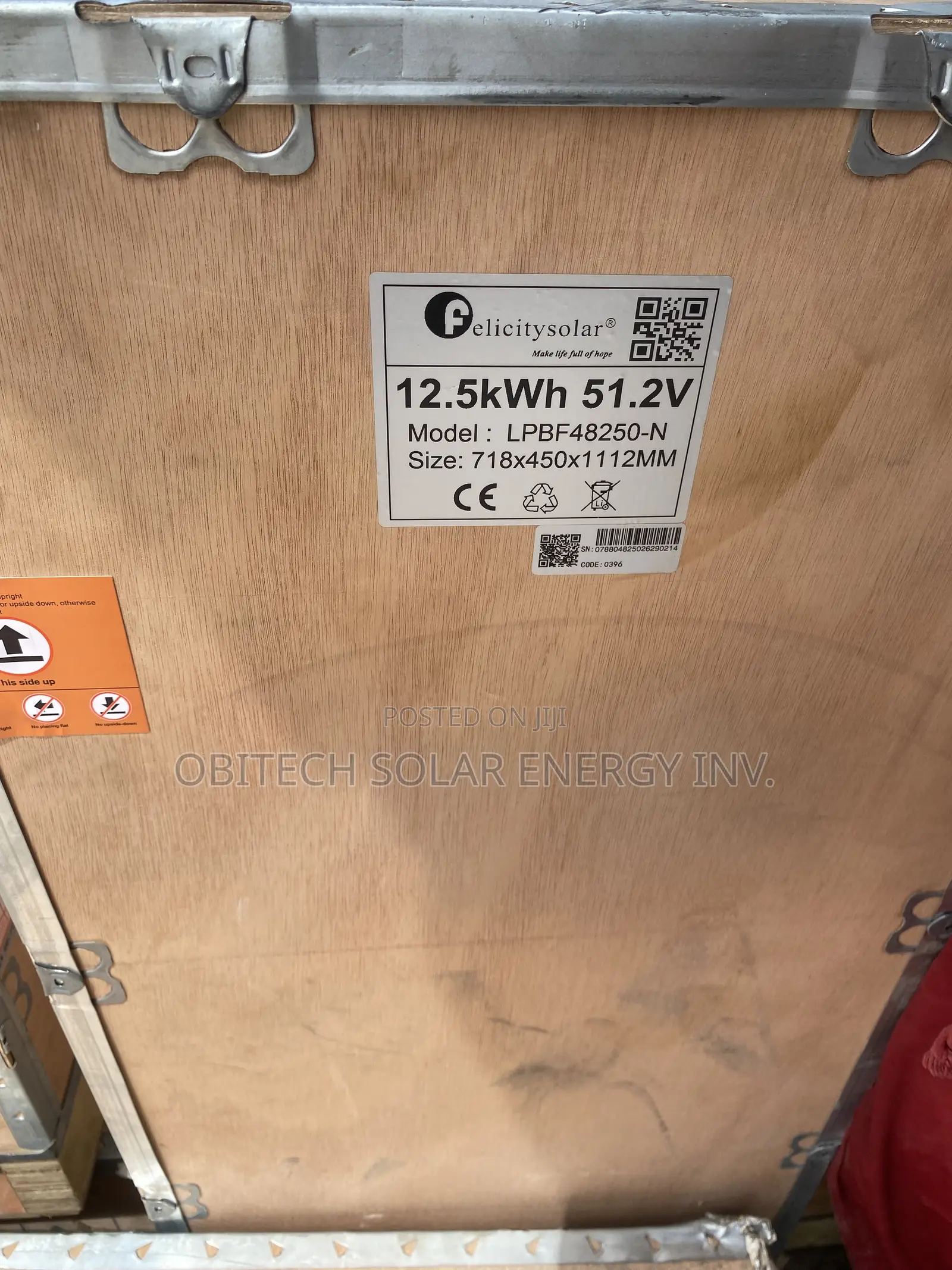12.5kWh 48v Felicity Lithium Battery