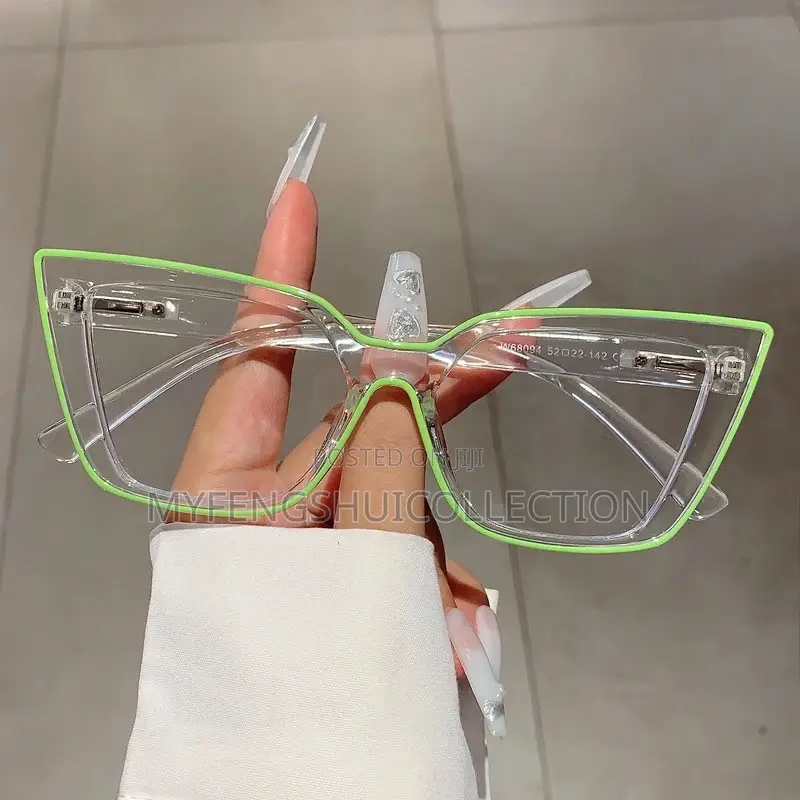 Transparent Candy Anti Blue Light Eye Glasses