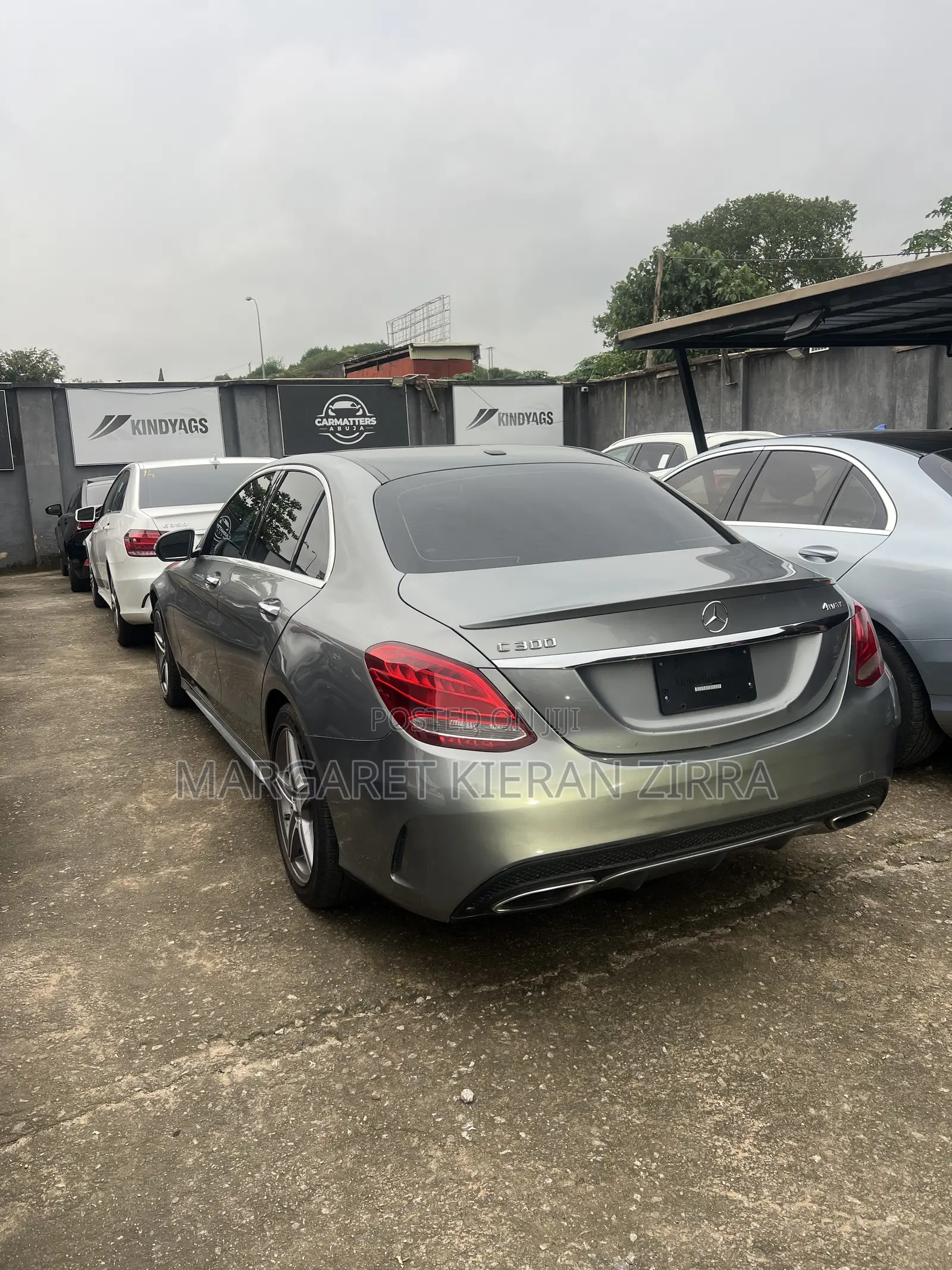 Mercedes-Benz C300 Base 4Matic Sedan AWD (2.0L 4cyl 7A) 2016 Gray