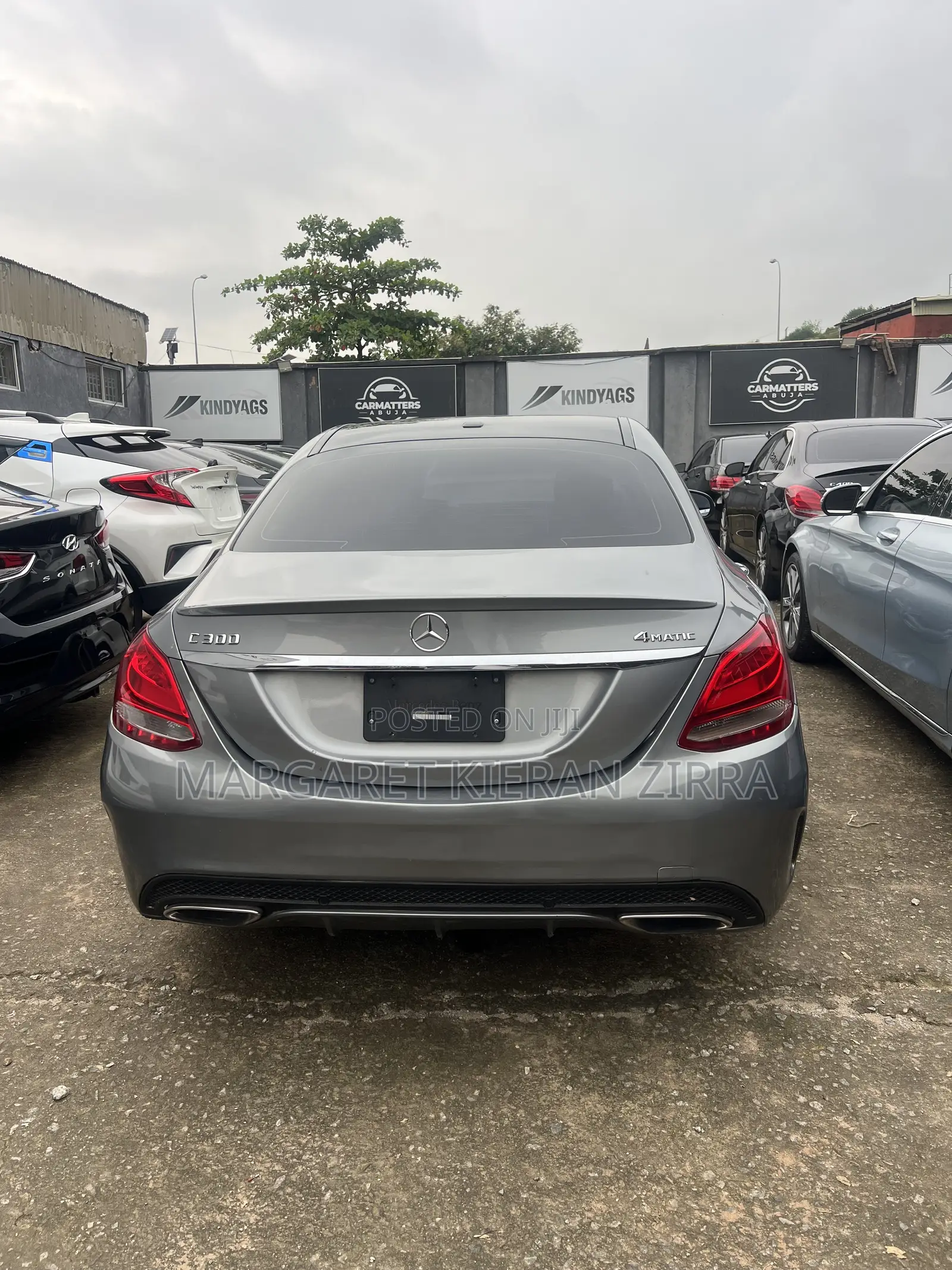 Mercedes-Benz C300 Base 4Matic Sedan AWD (2.0L 4cyl 7A) 2016 Gray