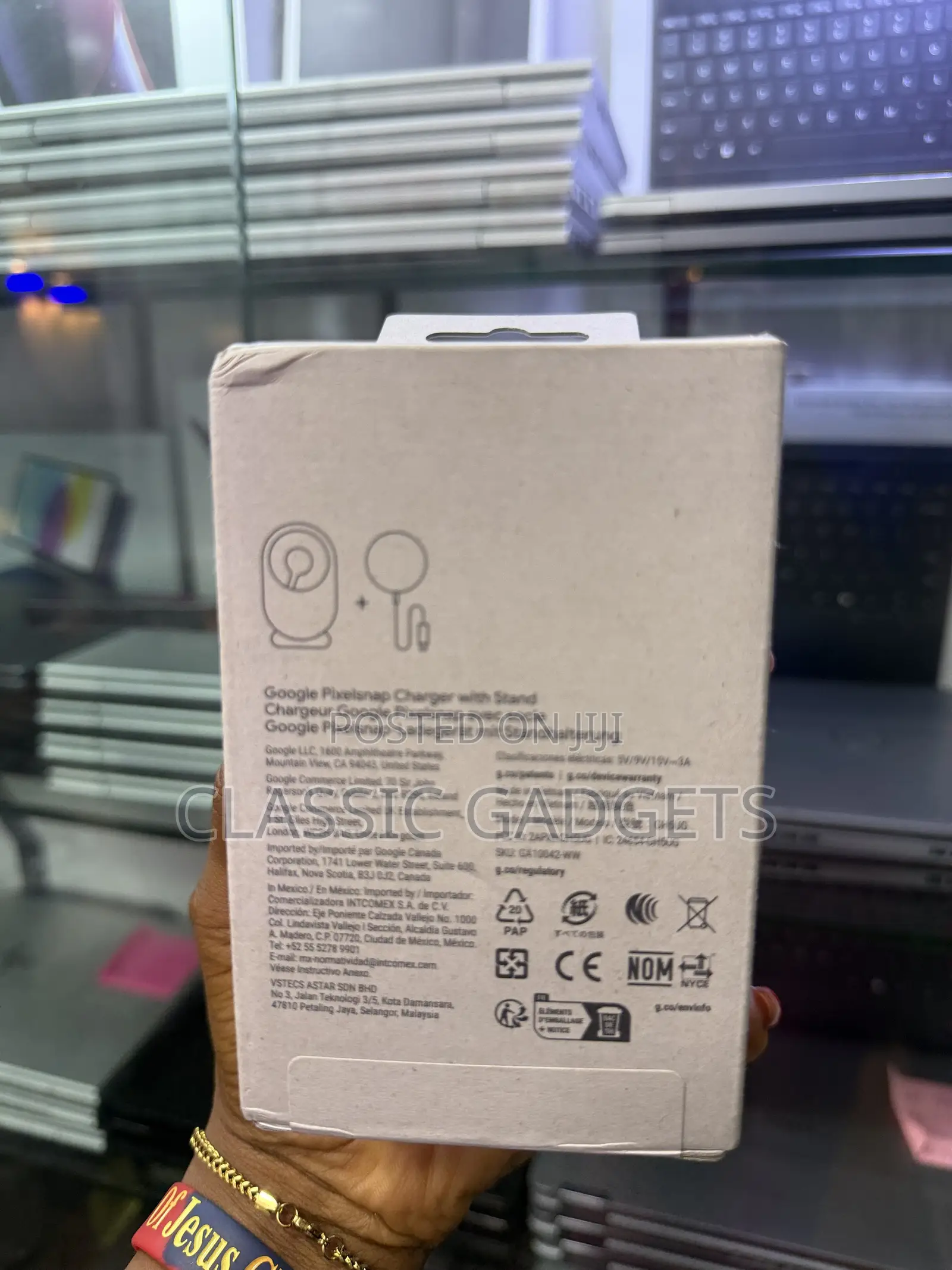 Original Google Pixelsnap Qi2 Wireless Charger With Stand