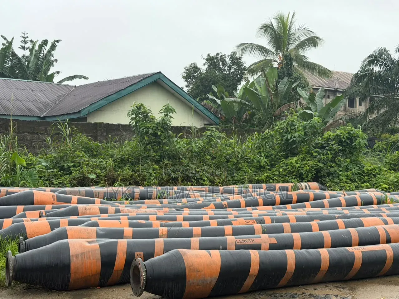 8inches X 12METERS Heavy-Duty Floating Dredging Hoses