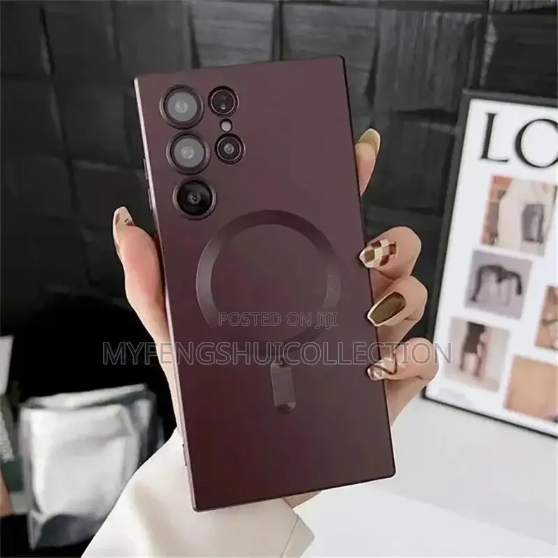 Luxury Wireless Charging Soft Silicon for Samsung S24 Ultra