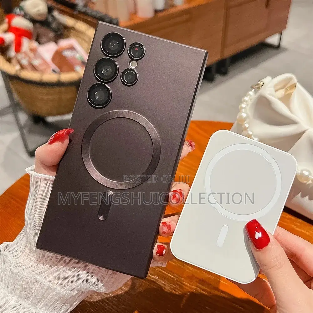 Luxury Wireless Charging Soft Silicon for Samsung S24 Ultra