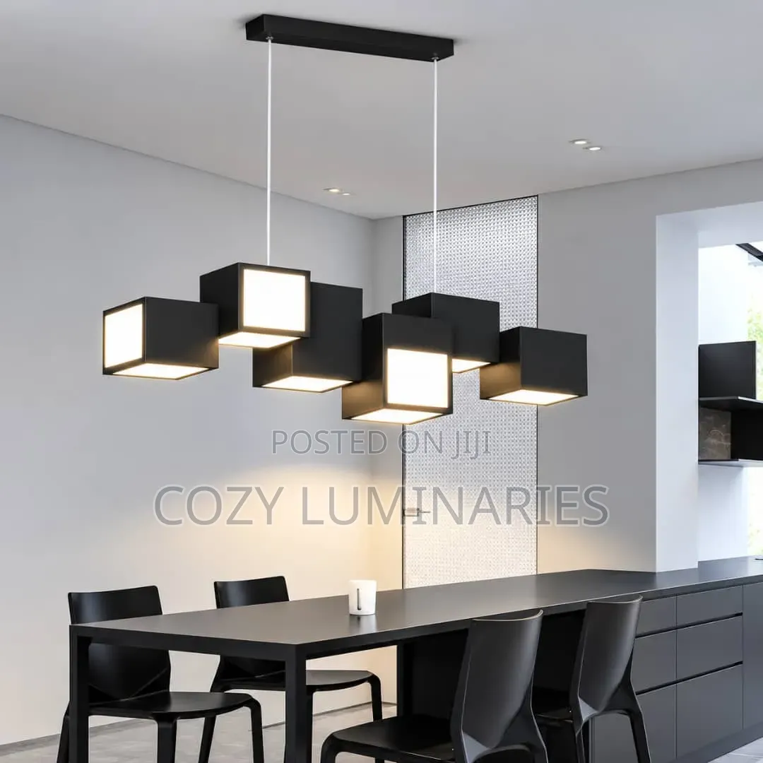 Modern LED Cube Pendant Light