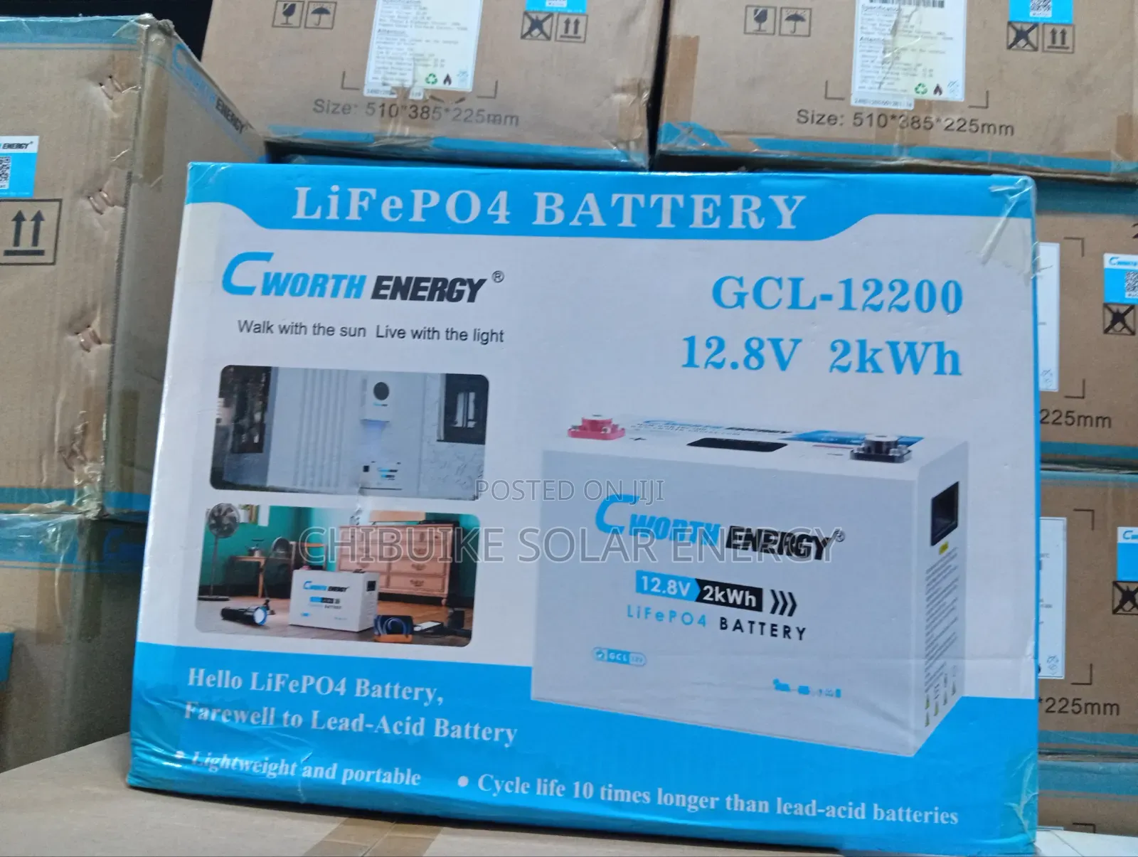 C Worth Solar Energy 2kwh/12v