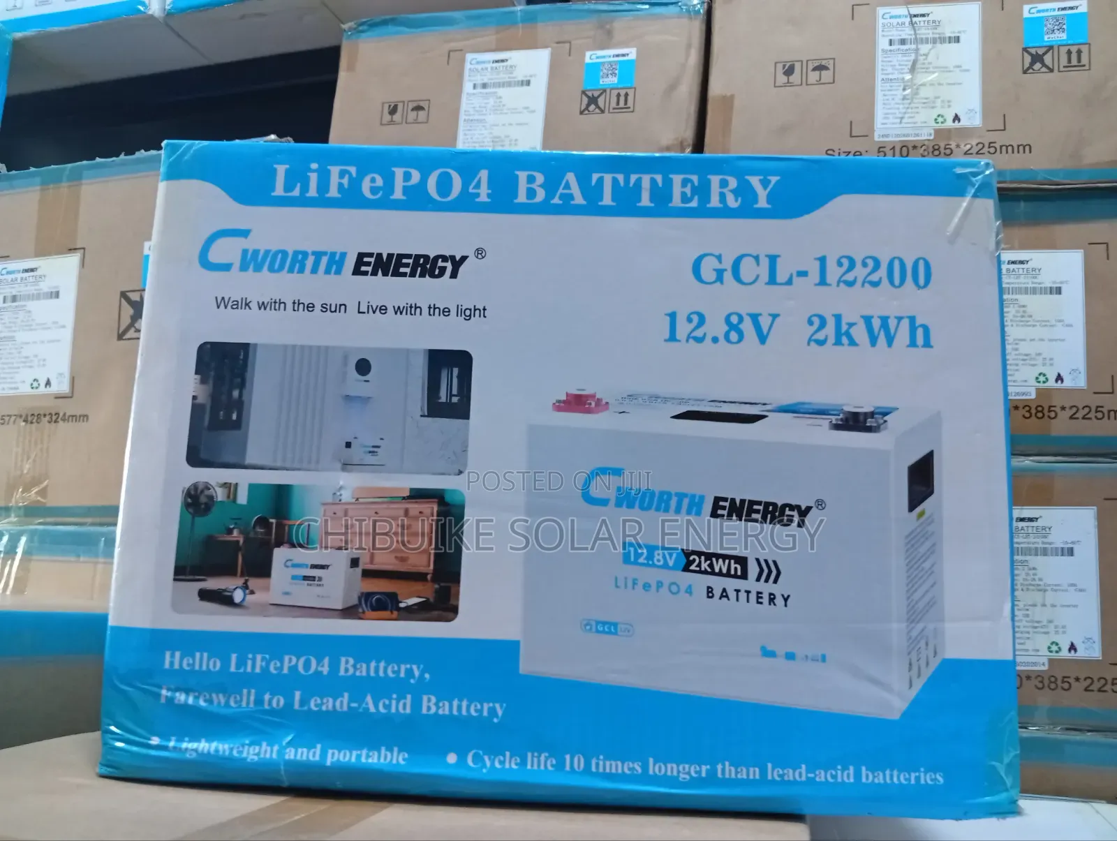 C Worth Solar Energy 2kwh/12v