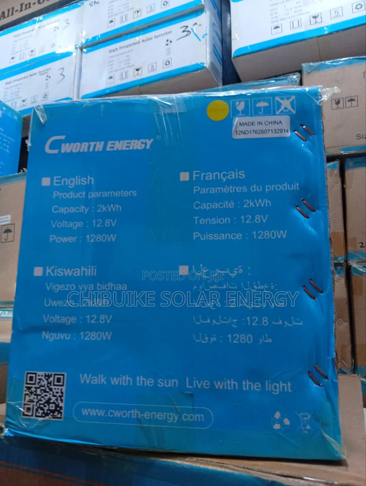 C Worth Solar Energy 2kwh/12v