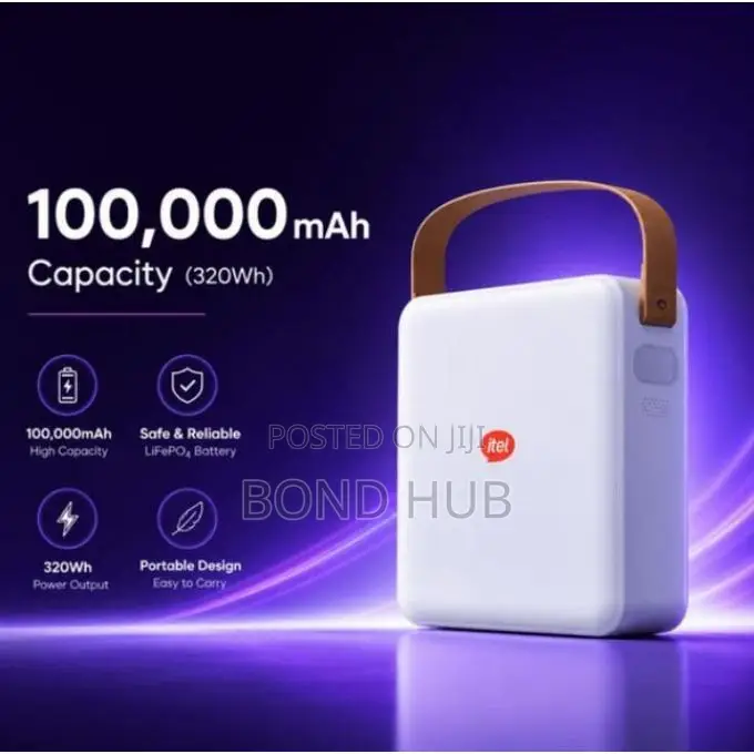 Itel Energy Power Go 100000mAh 320Wh Power-Go 130W, IESS-320T