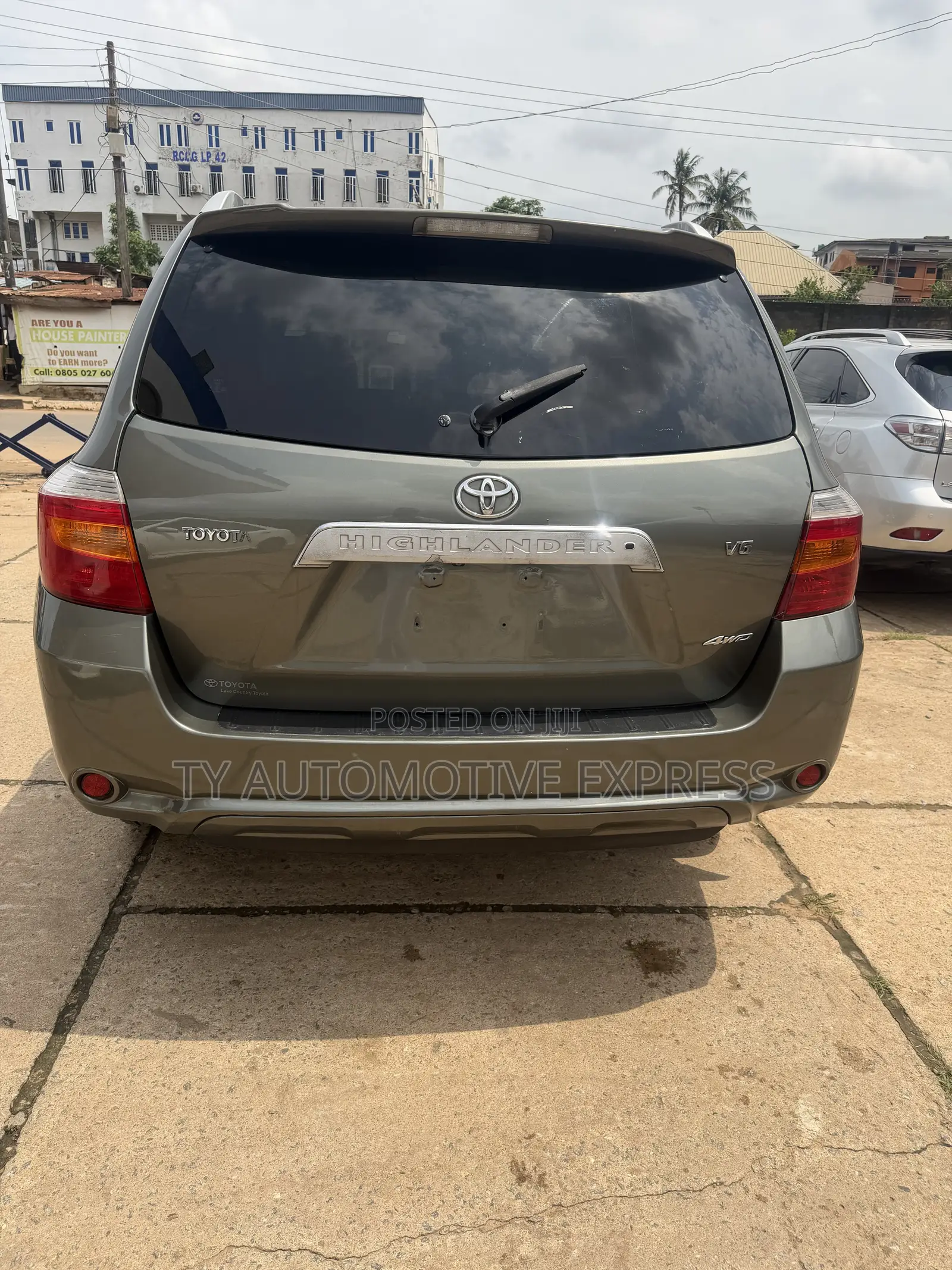 Toyota Highlander Limited 2009 Gray