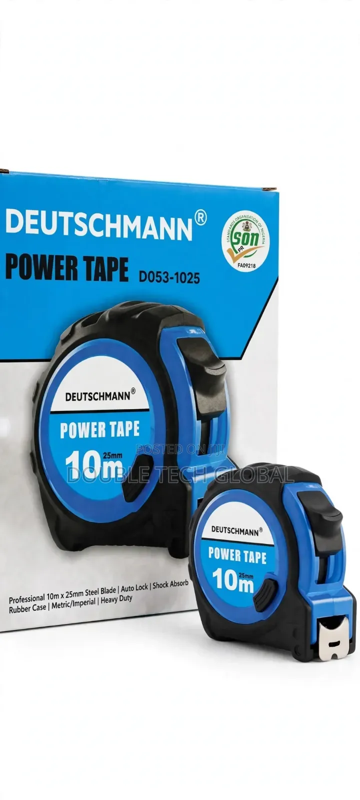 Original Deutschmann Power Tape 10m X 25mm Heavy Duty SON Approved -