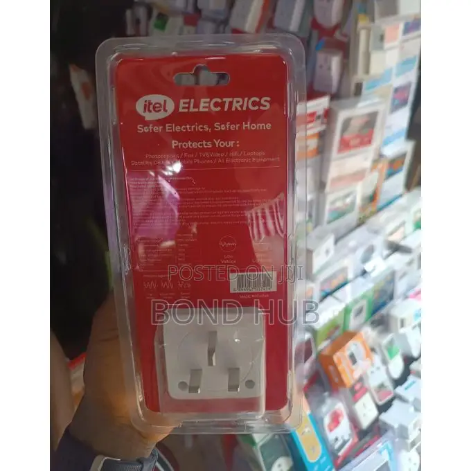 Itel Surge Protector TV Guard DVD Guard 13Amps Surge Protector