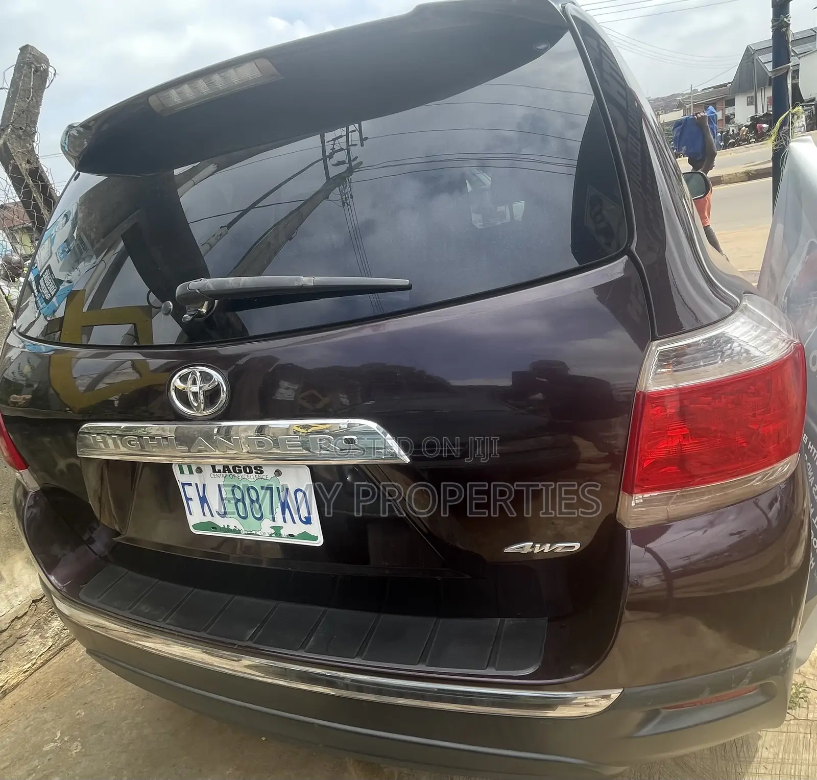Toyota Highlander 3.5L 4WD 2013 Burgundy