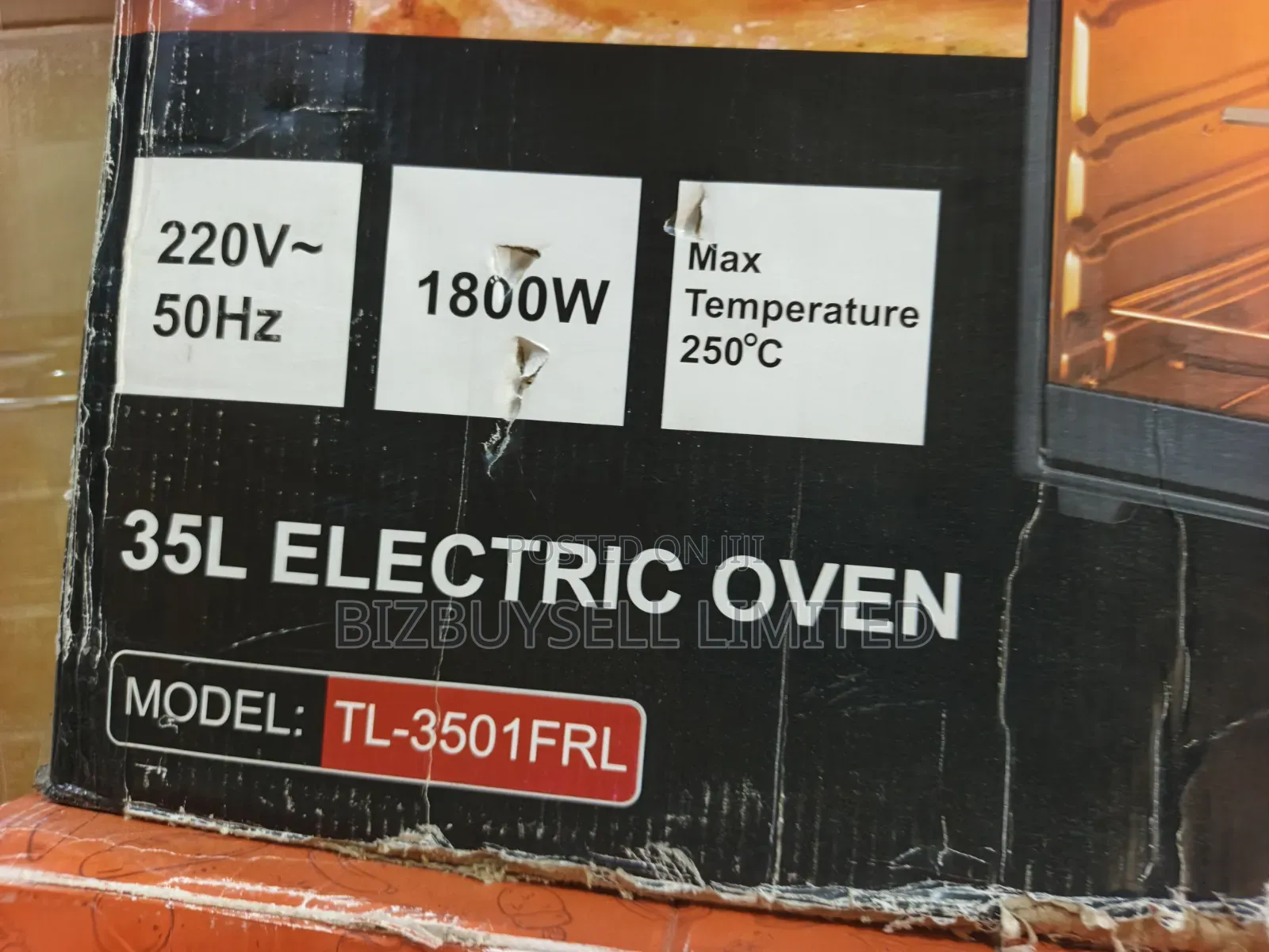35L Berhome Electric Oven, Designed for Baking and Grilling.