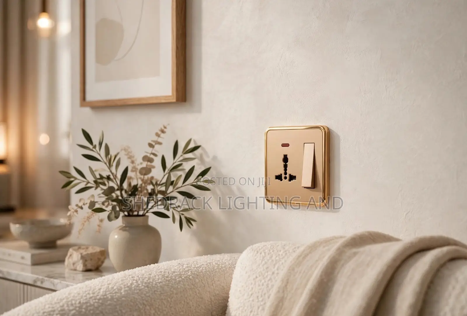 13 Amps Gold Socket