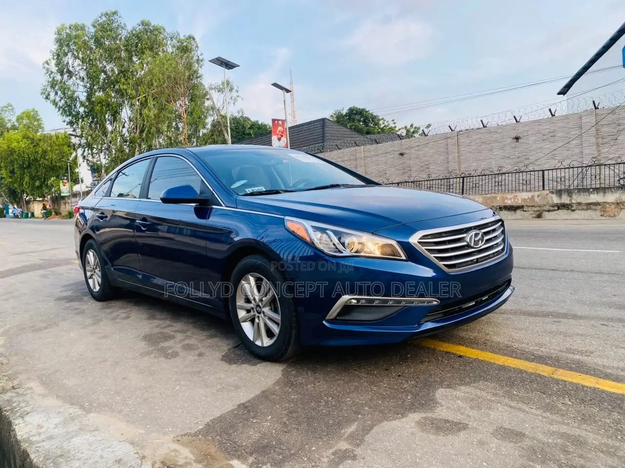 Hyundai Sonata SE 4dr Sedan (2.4L 4cyl 6A) 2015 Blue