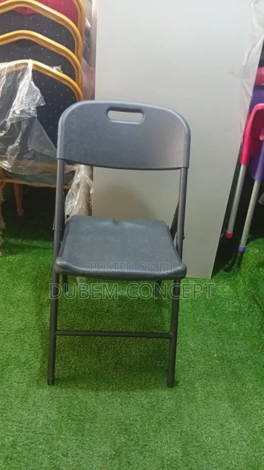 Heavy Duty Plastic Fold Ing Ron Chair