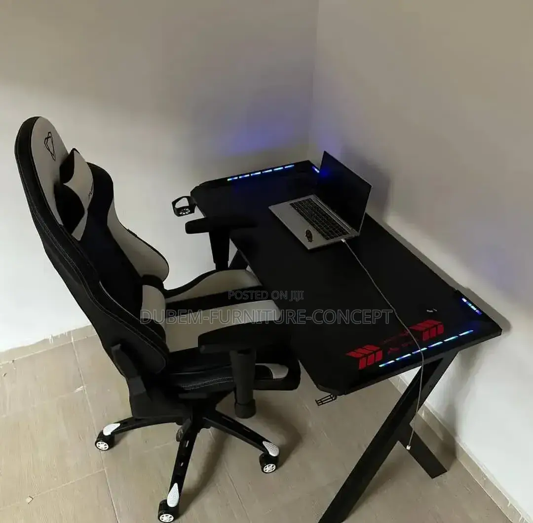 Electric Game Desk With Furgle Office Chair