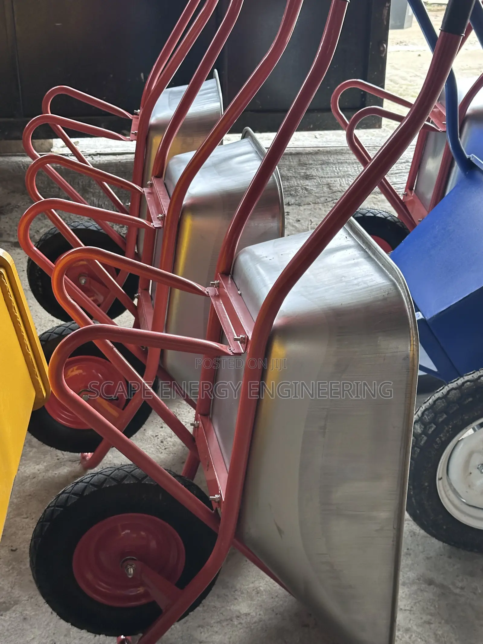 Stainless Heavy Duty Wheelbarrow