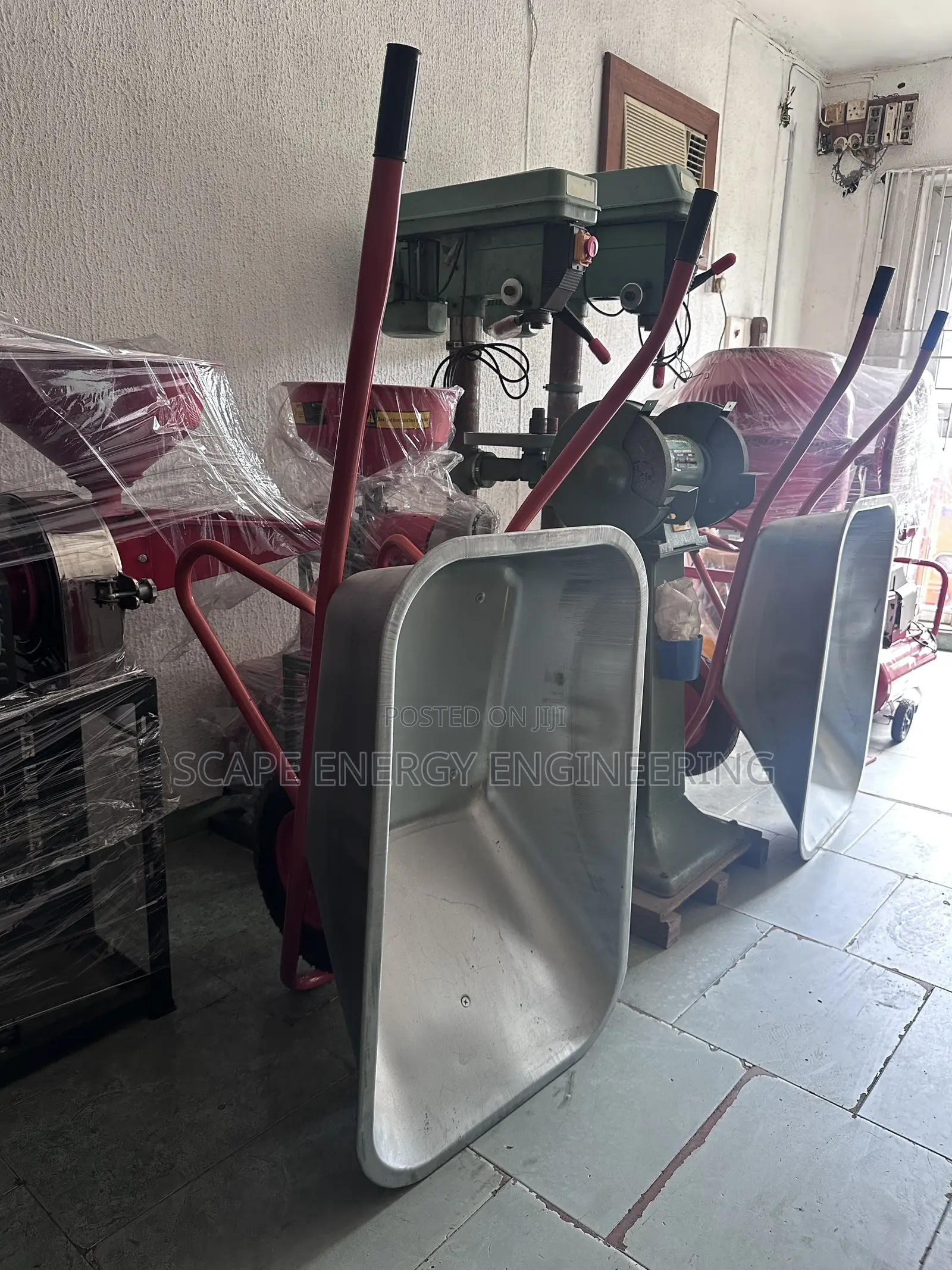 Stainless Heavy Duty Wheelbarrow