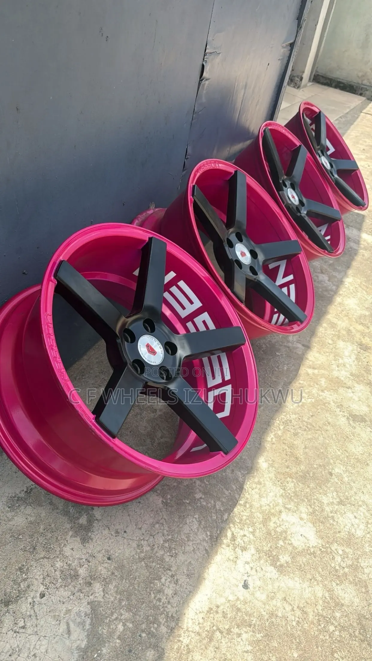 17-Inch Engraved Vossen for Toyota Corolla, Matrix,