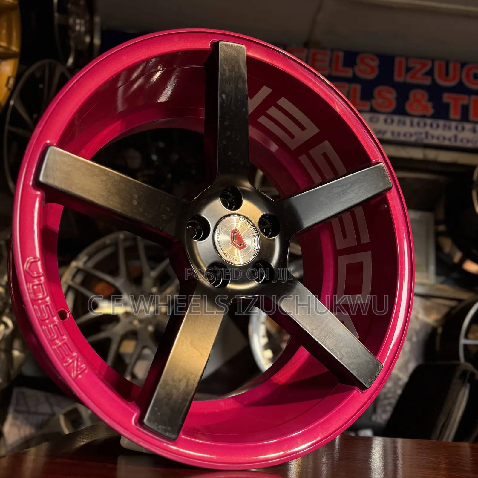 17-Inch Engraved Vossen for Toyota Corolla, Matrix,