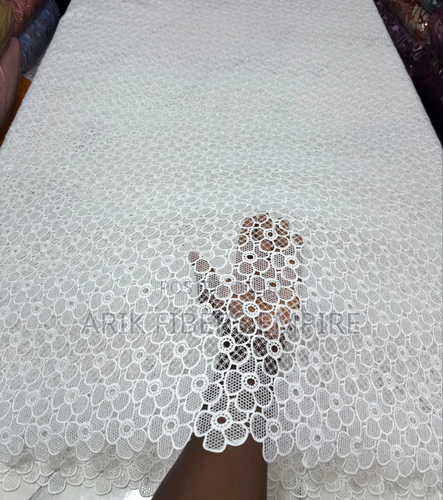 Superb Swiss White Guipure Lace