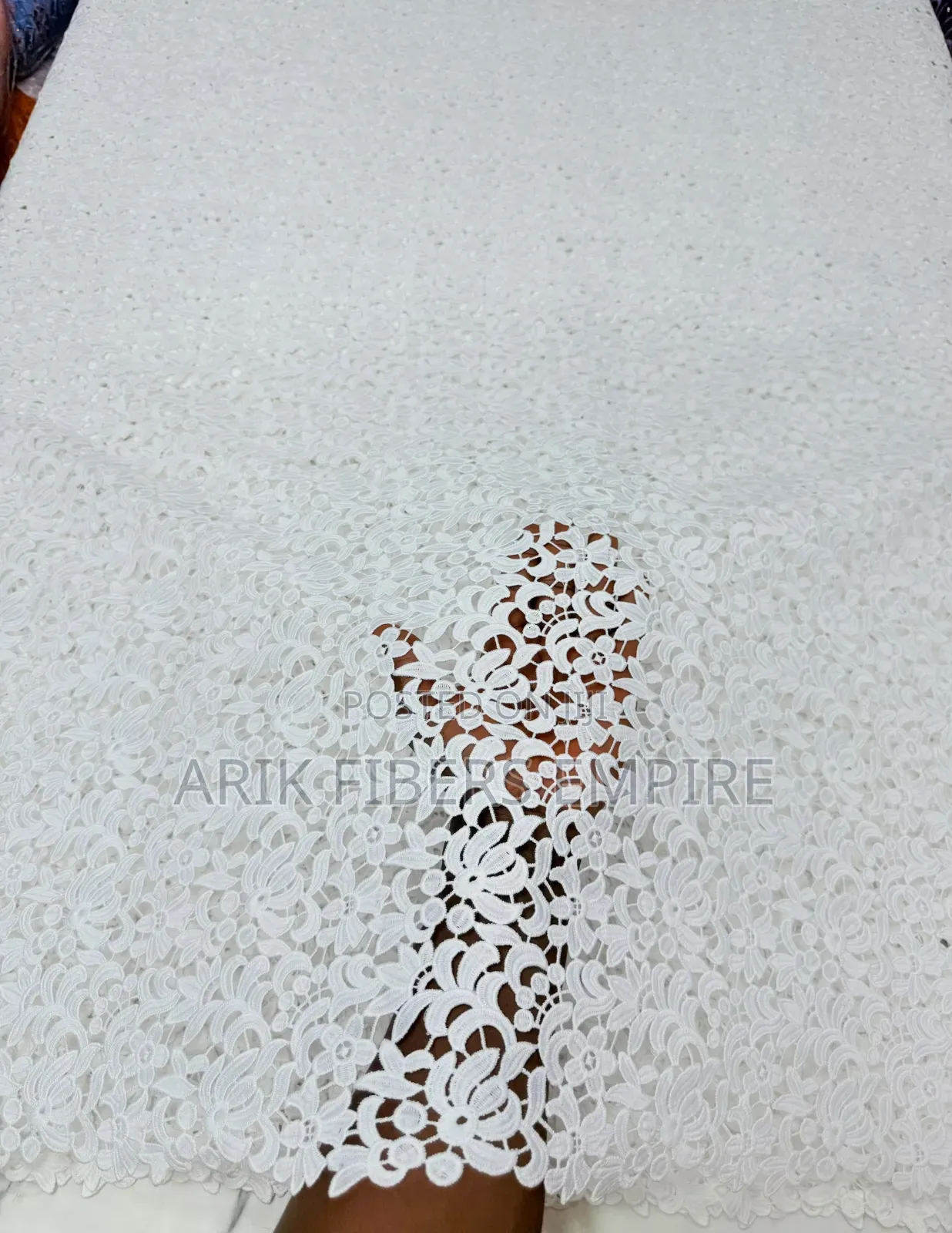 Superb Swiss White Guipure Lace