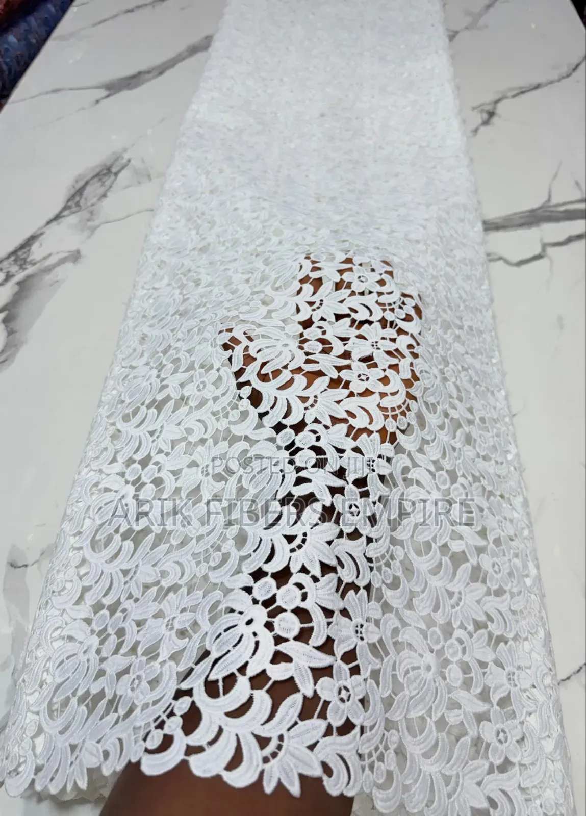 Superb Swiss White Guipure Lace