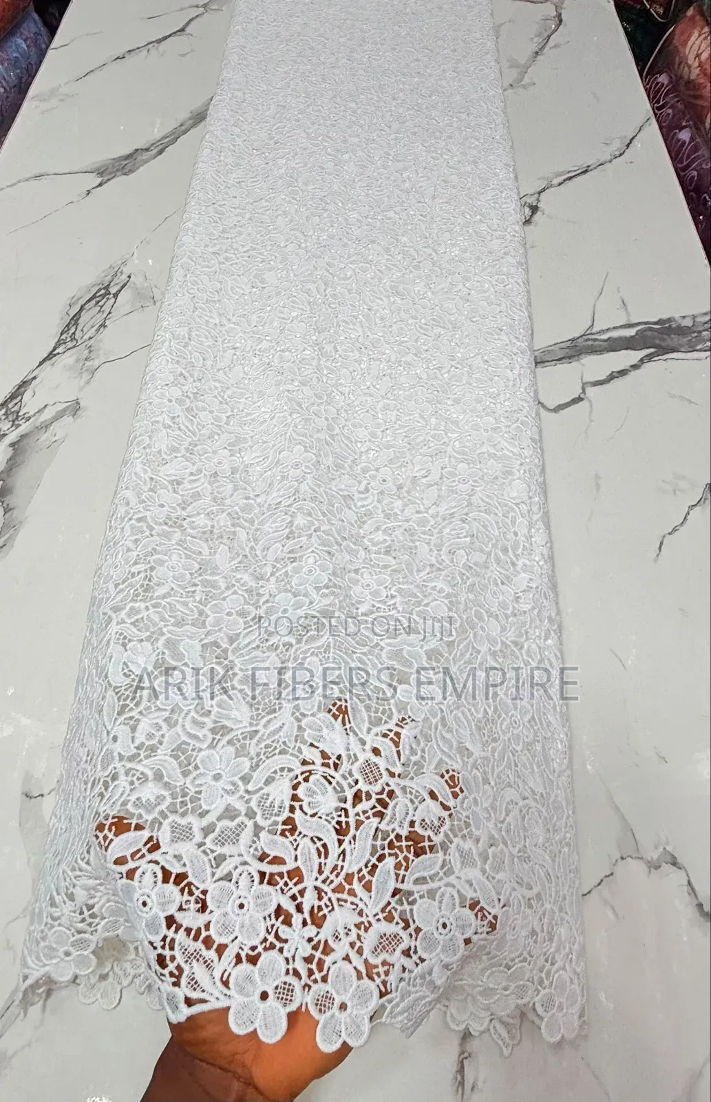 Superb Swiss White Guipure Lace