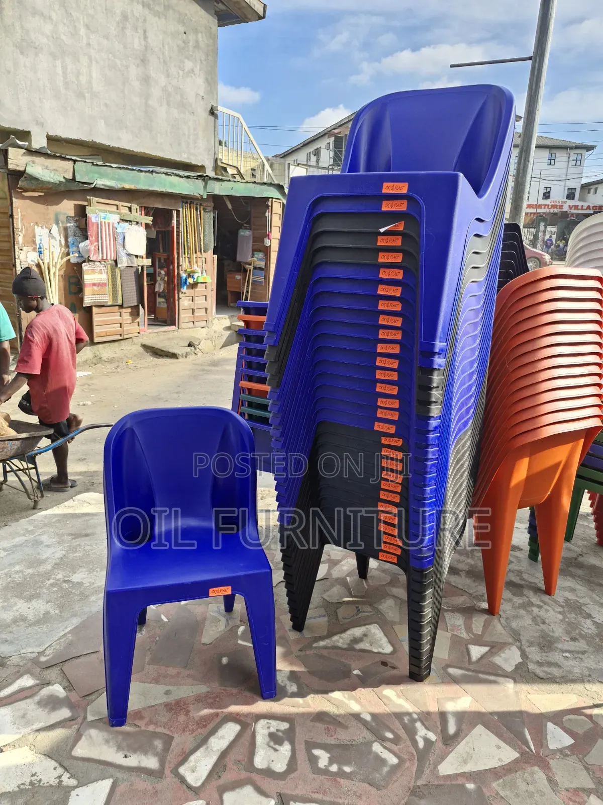 Heavy-Duty Armless Plastic Chairs,Durable Stackable Event & Home Seat