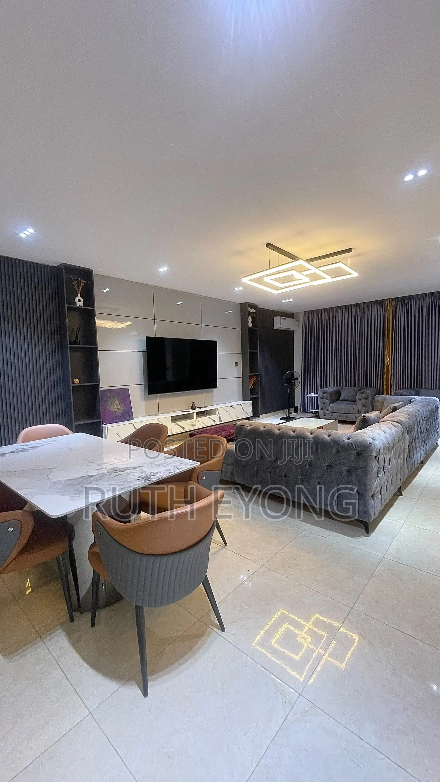 Furnished 4bdrm Duplex in Agungi for rent