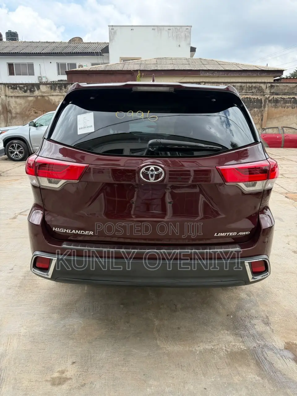 Toyota Highlander Limited Platinum 2019 Burgundy