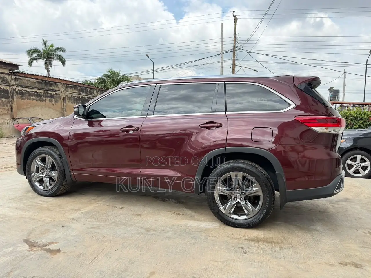 Toyota Highlander Limited Platinum 2019 Burgundy