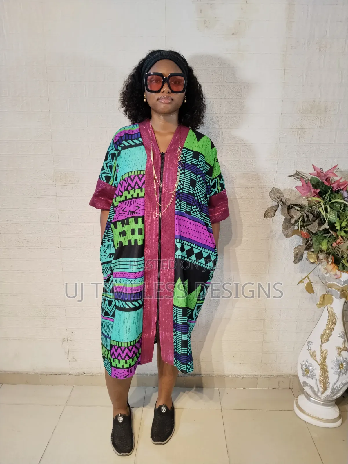 Ladies Short Ankara Gown