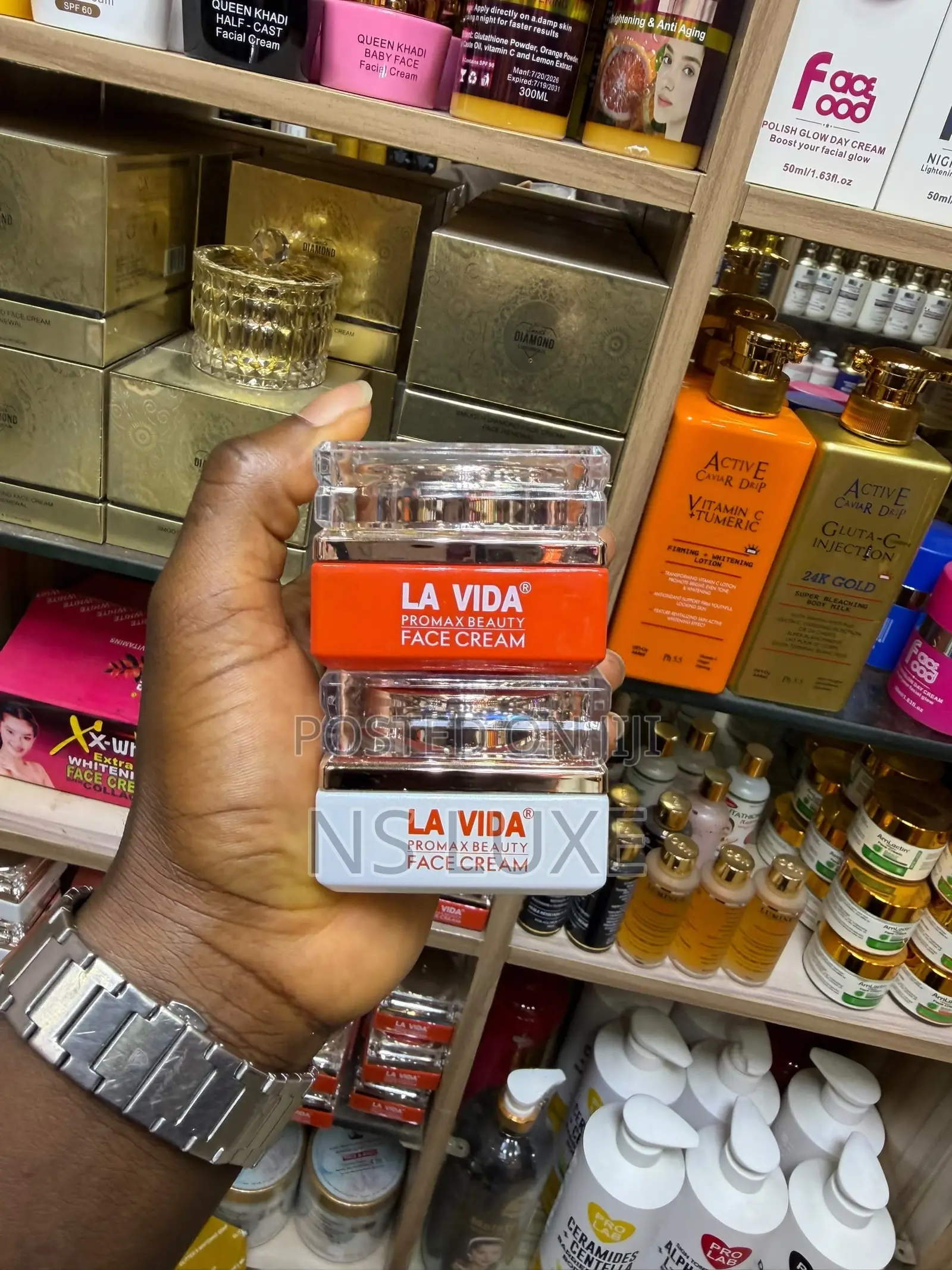 Last Limit Face Flawless Cream and La Vida Face Cream 11,500 Each