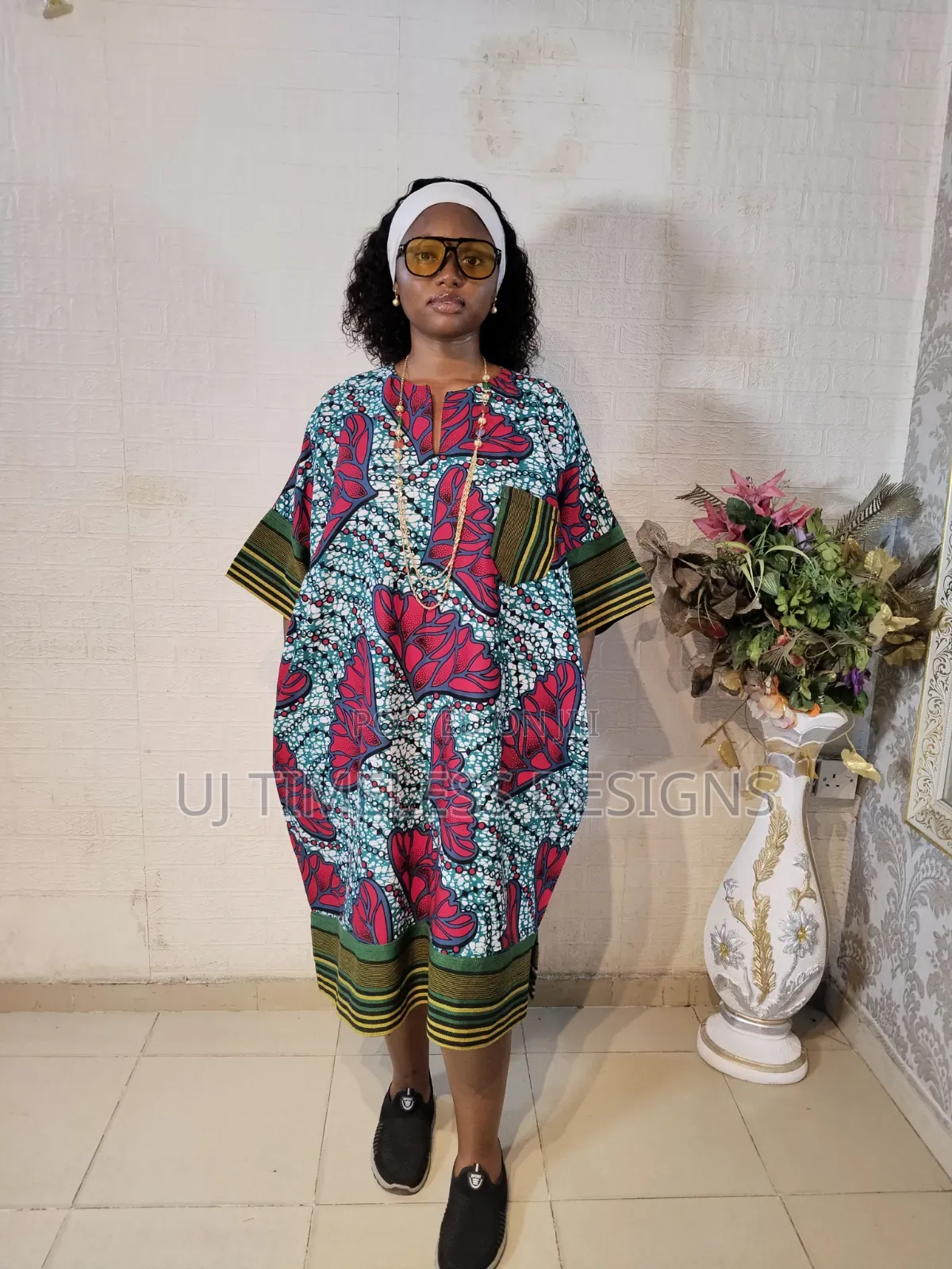 Lovely Ankara Gown With Asoke