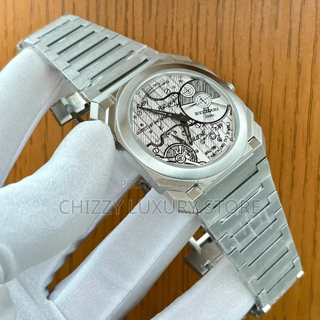 Bvlgari Quality Luxury Men Automatic Engine Wristwatch
