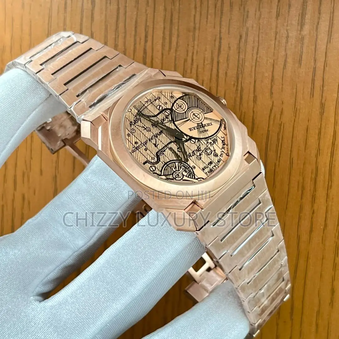 Bvlgari Quality Luxury Men Automatic Engine Wristwatch