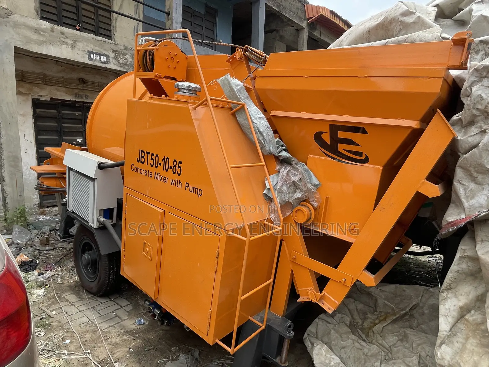 Concrete Mixer With Pump