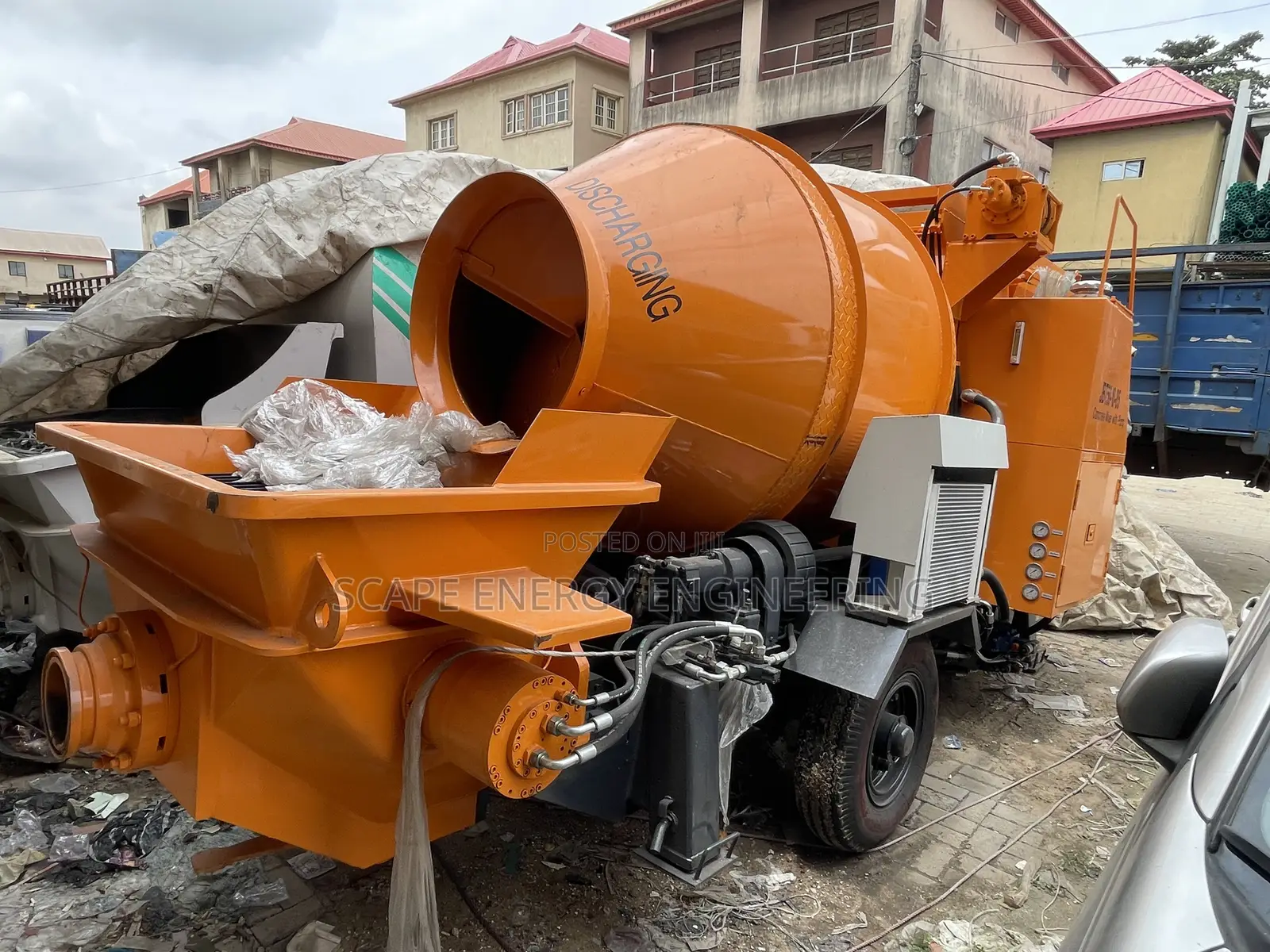 Concrete Mixer With Pump