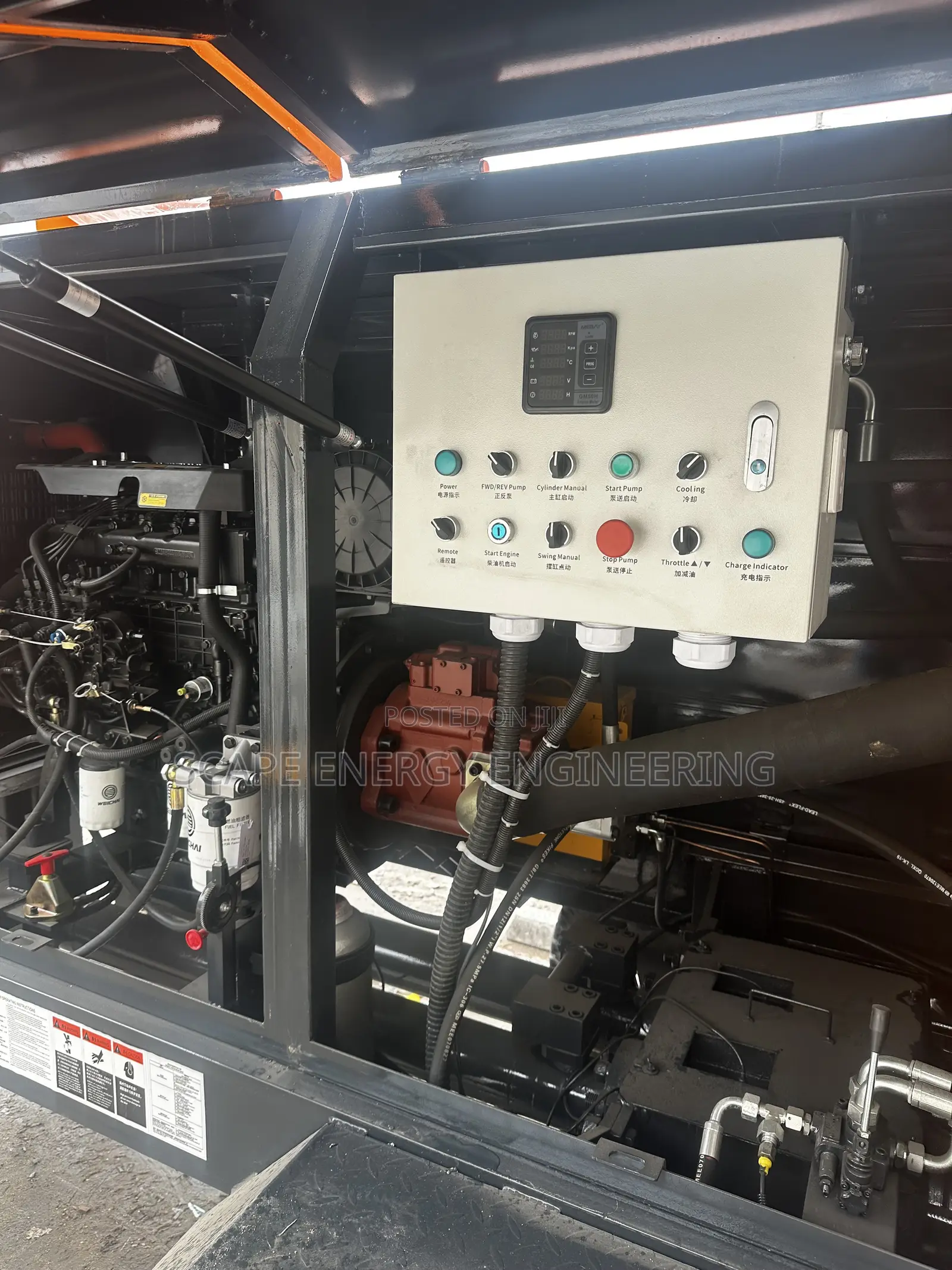 Concrete Pump Trailer 60 Cubic Meter Capacity
