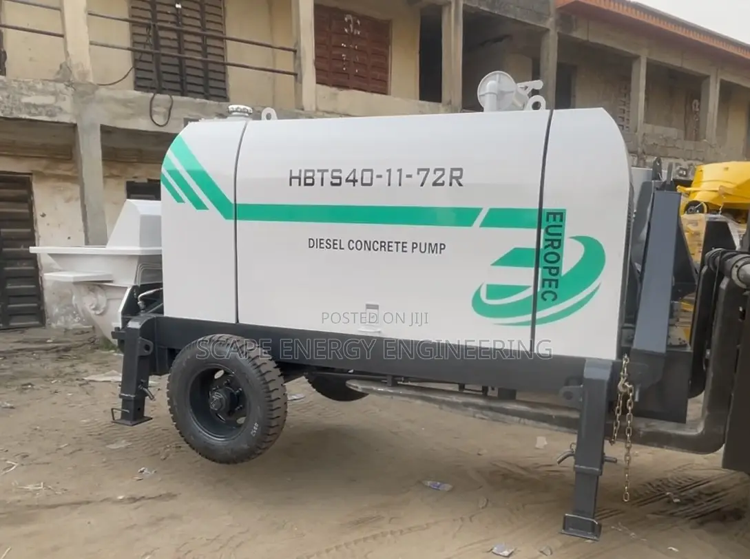 Concrete Pump Trailer 40 Cubic Meter Capacity