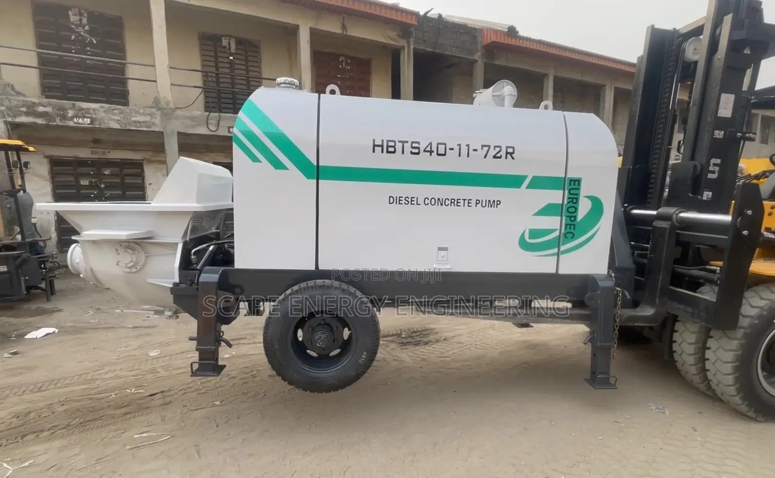 Concrete Pump Trailer 40 Cubic Meter Capacity