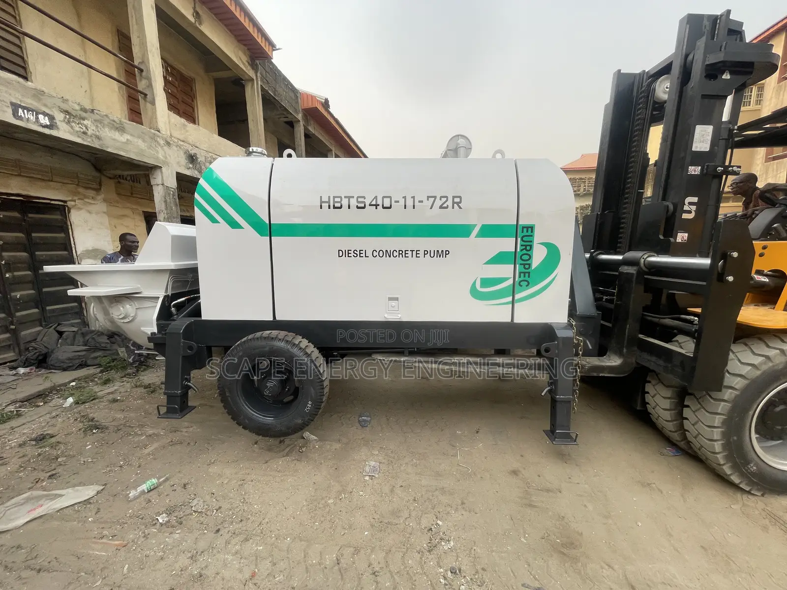 Concrete Pump Trailer 40 Cubic Meter Capacity
