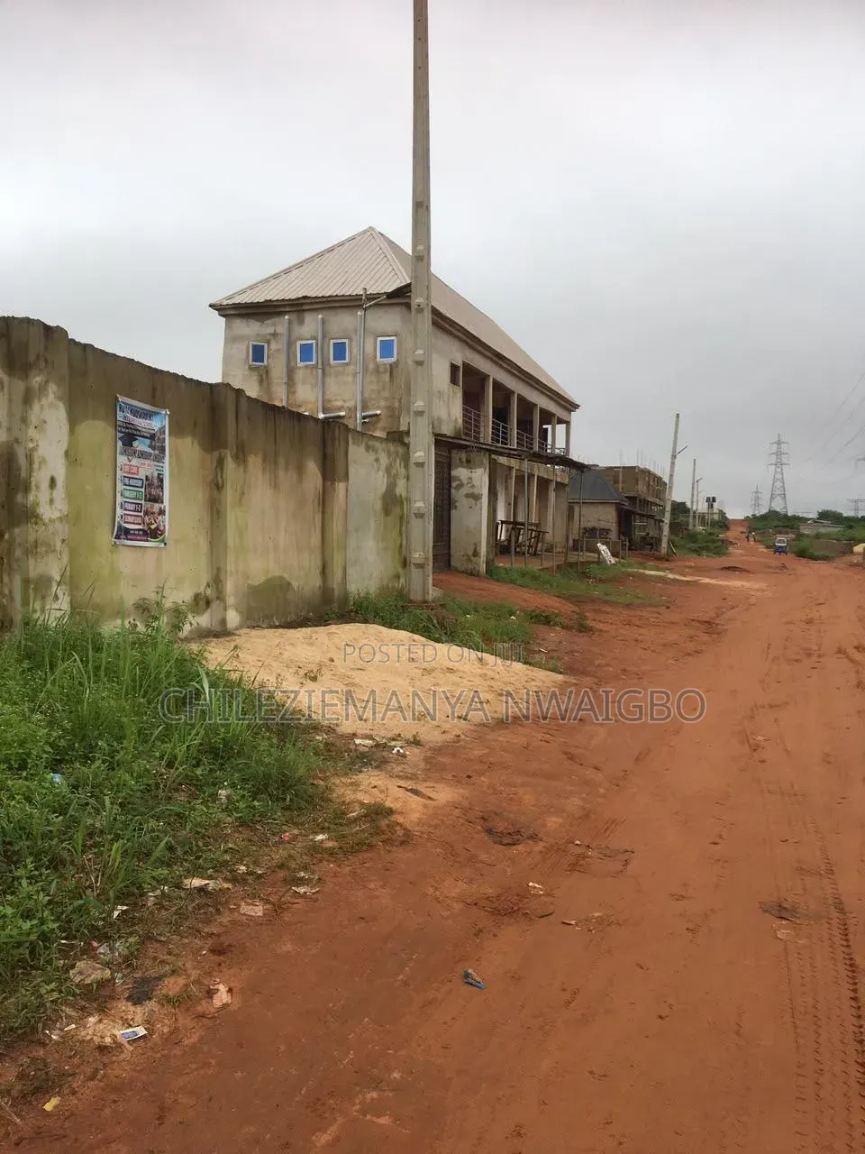 Fenced 2 Plots of Land for Sale in Ibusa Delta State (Survey & Deed)