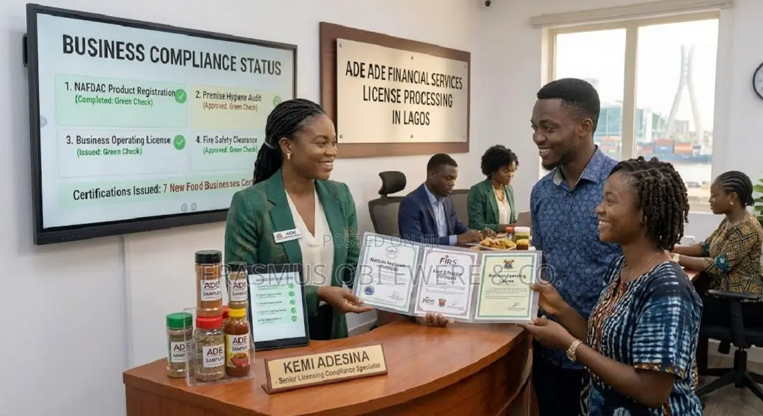 Get Your NAFDAC, Food & Business Operating Licenses Fast